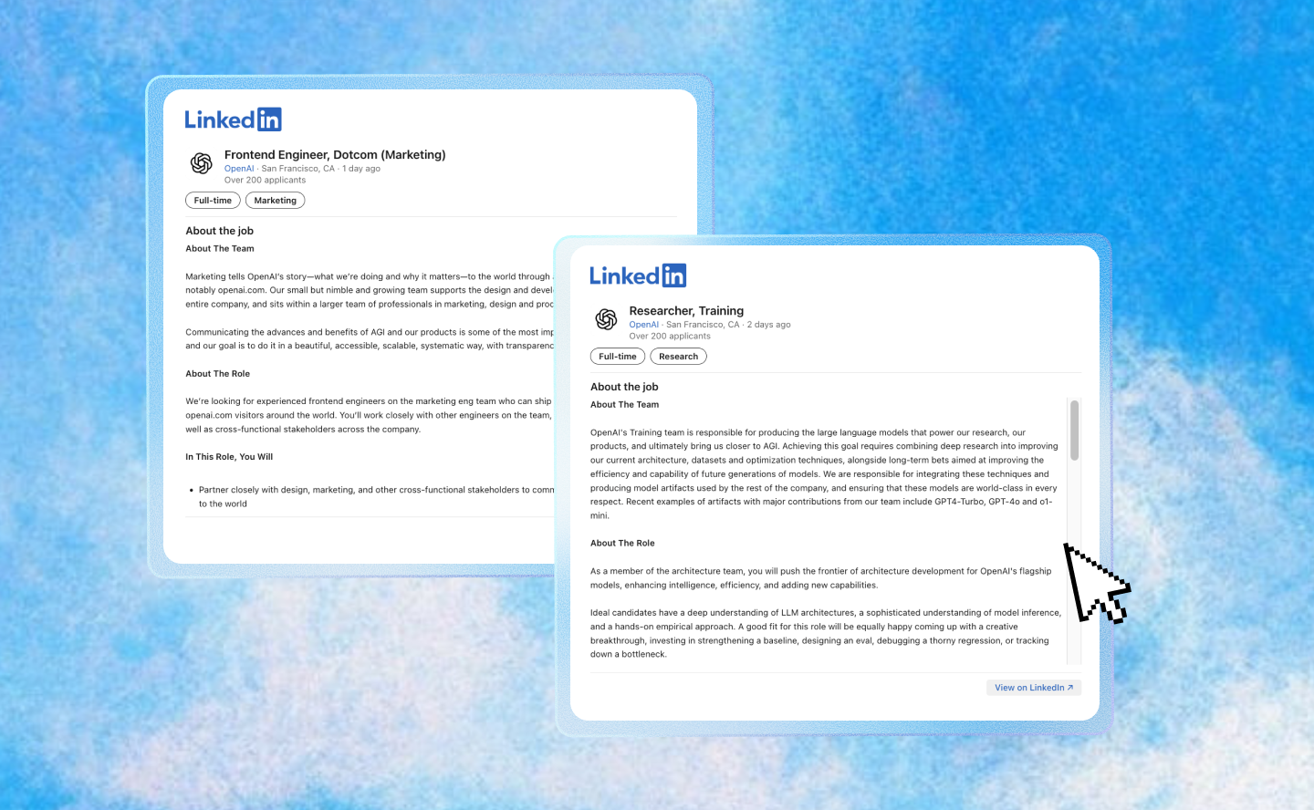 LinkedinGPT job results